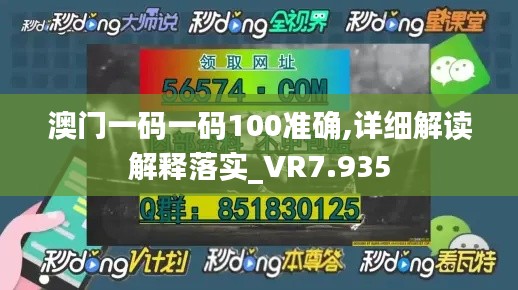 澳门一码一码100准确,详细解读解释落实_VR7.935