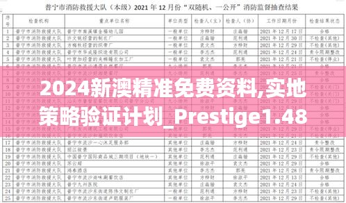 2024新澳精准免费资料,实地策略验证计划_Prestige1.486