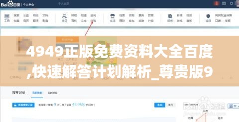 4949正版免费资料大全百度,快速解答计划解析_尊贵版9.227