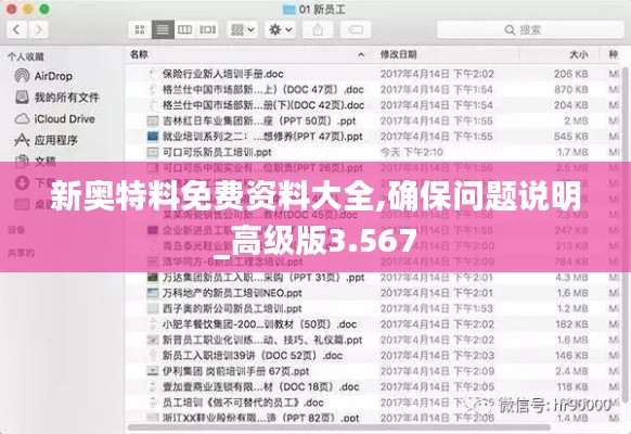 新奥特料免费资料大全,确保问题说明_高级版3.567