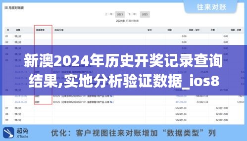 新澳2024年历史开奖记录查询结果,实地分析验证数据_ios8.337