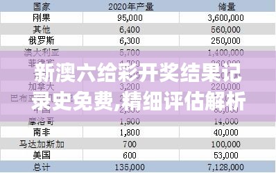 新澳六给彩开奖结果记录史免费,精细评估解析_3K10.165