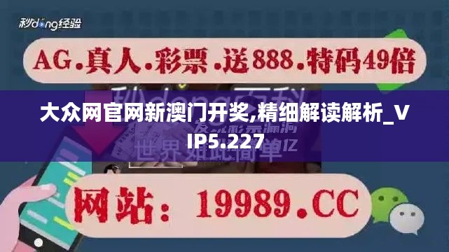 大众网官网新澳门开奖,精细解读解析_VIP5.227