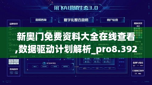 新奥门免费资料大全在线查看,数据驱动计划解析_pro8.392