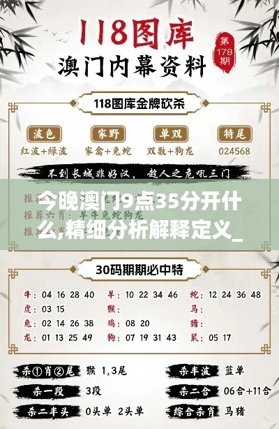 今晚澳门9点35分开什么,精细分析解释定义_定制版8.571