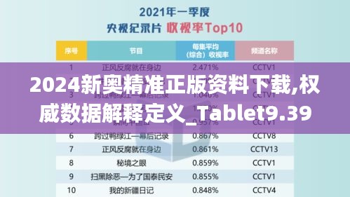 2024新奥精准正版资料下载,权威数据解释定义_Tablet9.399