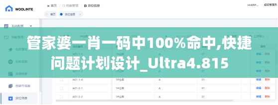 管家婆一肖一码中100%命中,快捷问题计划设计_Ultra4.815