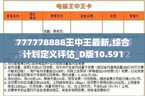 777778888王中王最新,综合计划定义评估_D版10.591