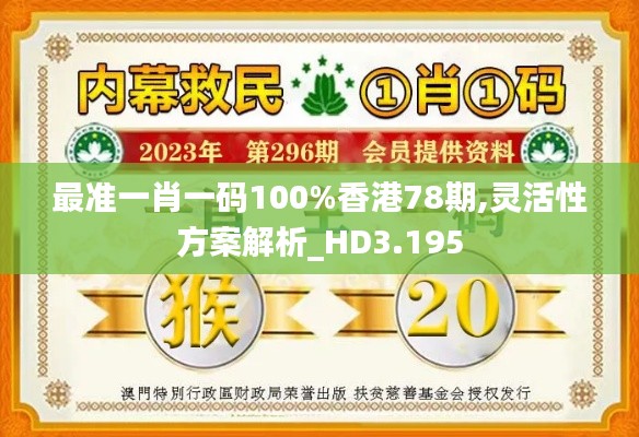 最准一肖一码100%香港78期,灵活性方案解析_HD3.195