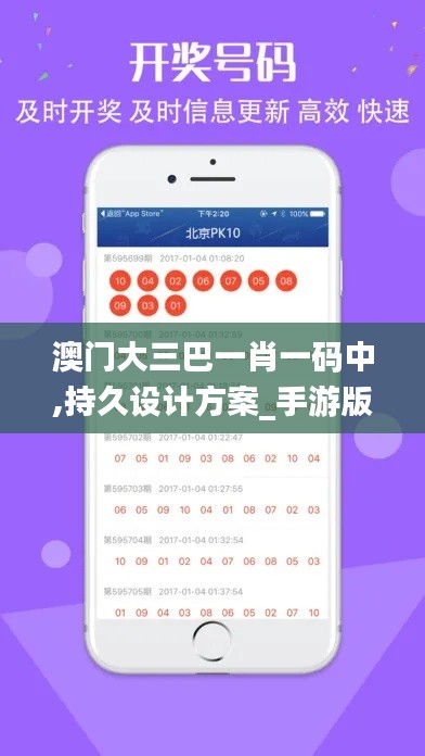 澳门大三巴一肖一码中,持久设计方案_手游版10.435