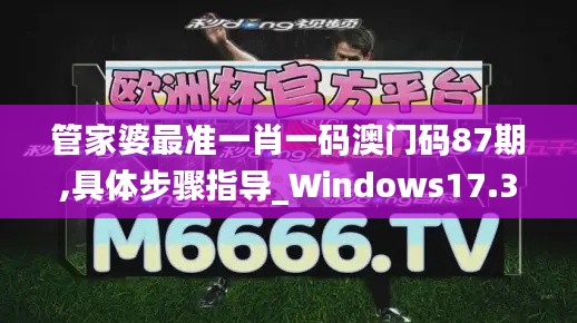 管家婆最准一肖一码澳门码87期,具体步骤指导_Windows17.394