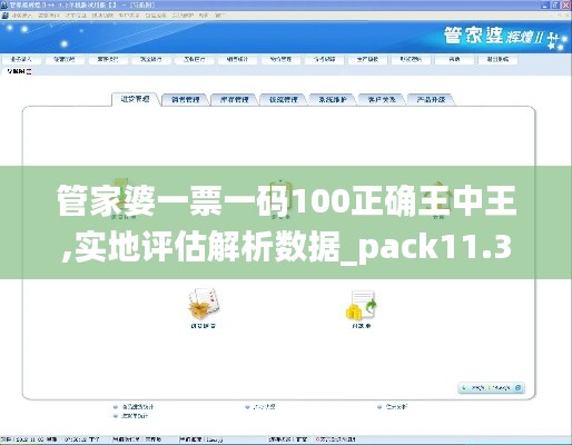 管家婆一票一码100正确王中王,实地评估解析数据_pack11.386