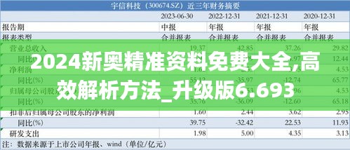 2024新奥精准资料免费大全,高效解析方法_升级版6.693