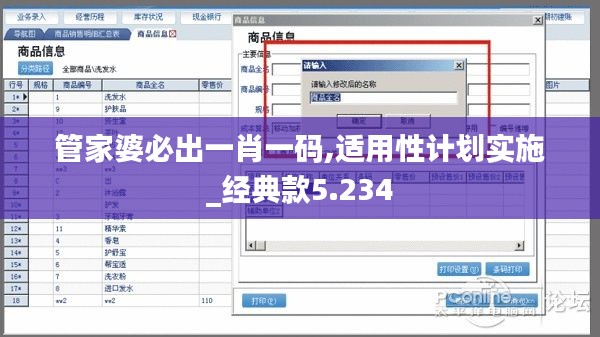 管家婆必出一肖一码,适用性计划实施_经典款5.234