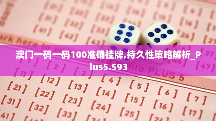 澳门一码一码100准确挂牌,持久性策略解析_Plus5.593