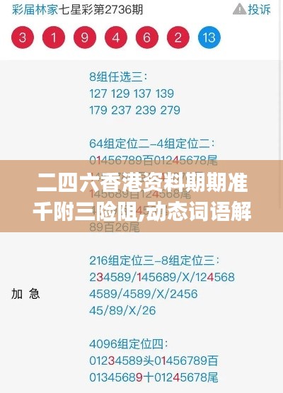 二四六香港资料期期准千附三险阻,动态词语解释定义_界面版10.877