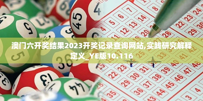 澳门六开奖结果2023开奖记录查询网站,实践研究解释定义_YE版10.116