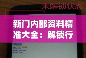 新门内部资料精准大全：解锁行业资讯的金钥匙