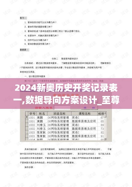 2024新奥历史开奖记录表一,数据导向方案设计_至尊版3.345